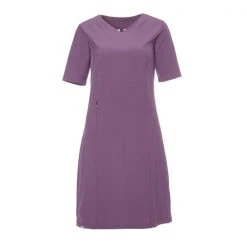 Aktion 💯 FRILUFTS NAGUA LONG ✔️ DRESS Frauen - Kleid Vintage Violet ✨