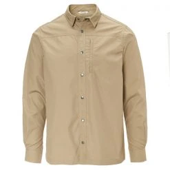 Coupon 🔥 FRILUFTS WANAKA L/S 🎁 SHIRT Männer - Outdoor Hemd Light Khaki ❤️