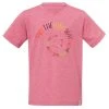 Brandneu 🎁 FRILUFTS BITONTO PRINTED T-SHIRT Kinder - Funktionsshirt Cerise ✔️