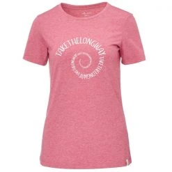 Brandneu 🧨 FRILUFTS BITONTO PRINTED T-SHIRT Frauen - Funktionsshirt Cerise 🔔