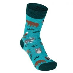 Bestes Angebot 🧨 FRILUFTS VILLARRICA WILDLIFE SOCKS Kinder - Freizeitsocken Peacock 🎉