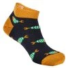Billig 💯 FRILUFTS VILLARRICA FISH HALFCUT SOCKS Kinder - Freizeitsocken Cadmium Yellow ⌛