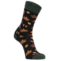 Bestes Angebot 🎁 FRILUFTS VILLARRICA AUTUMN LEAVES 😀 SOCKS Unisex - Freizeitsocken Caviar ✨