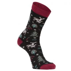 Neu 😍 FRILUFTS VILLARRICA WINTER DEER SOCKS Unisex - Freizeitsocken Caviar ✨